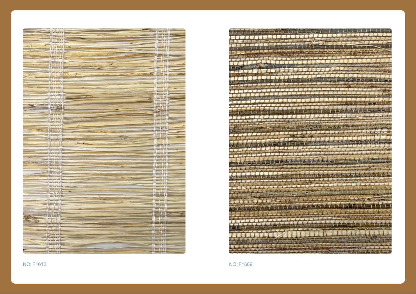 Natural Weave 02 Woven Wood supplier fabric sheet